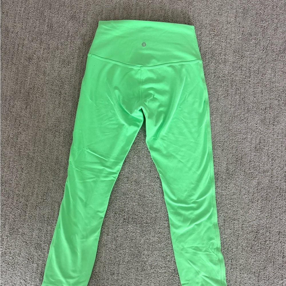 lululemon athletica Neon Green High-Rise Leggings